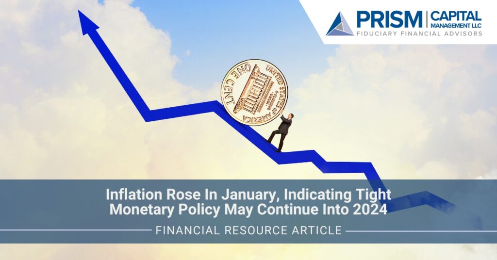 Inflation Rose In January Indicating Tight Monetary Policy May   Prism Capital Inflation Rose In January Indicating Tight Monetary Policy May Continue Into 2024 1 1024x536 